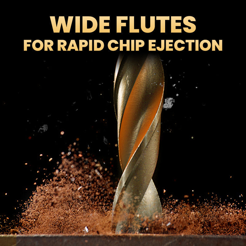 š„2025 Hot Saleš„High-Strength 4-Flute Serrated Eccentric Drill Bit Kit