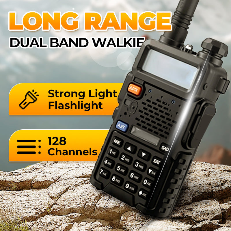🔥 UV-5R Ham Radio Long Range UV5R Two Way Radio Dual Band Walkie