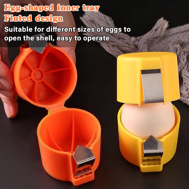 Efficient Egg Cracking Tool, Handy Egg Separator