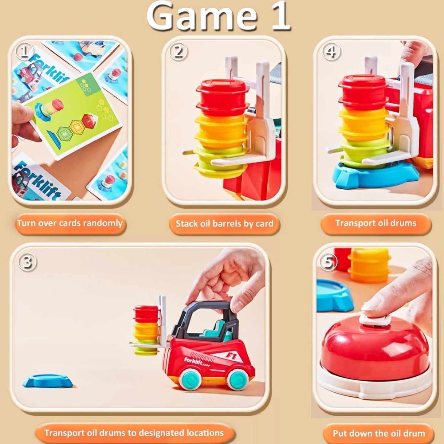 š
š The perfect Christmas gift!šEngineer Forklift Transport Gameš„