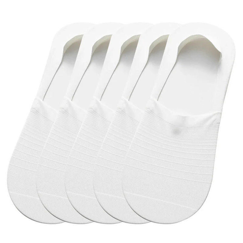 💥5 Pairs Ice Silk No-Show Socks Set