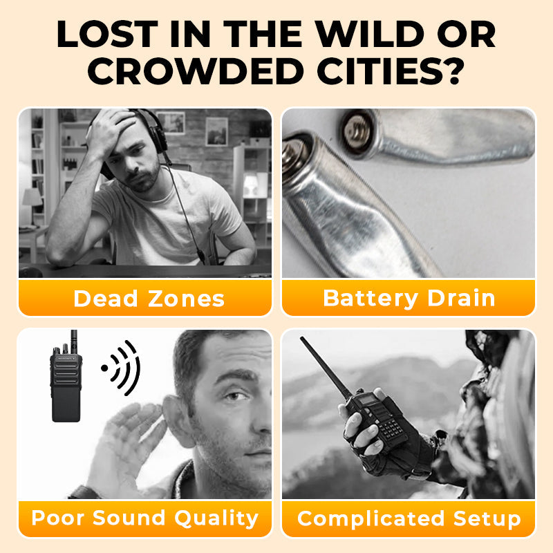 🔥 UV-5R Ham Radio Long Range UV5R Two Way Radio Dual Band Walkie