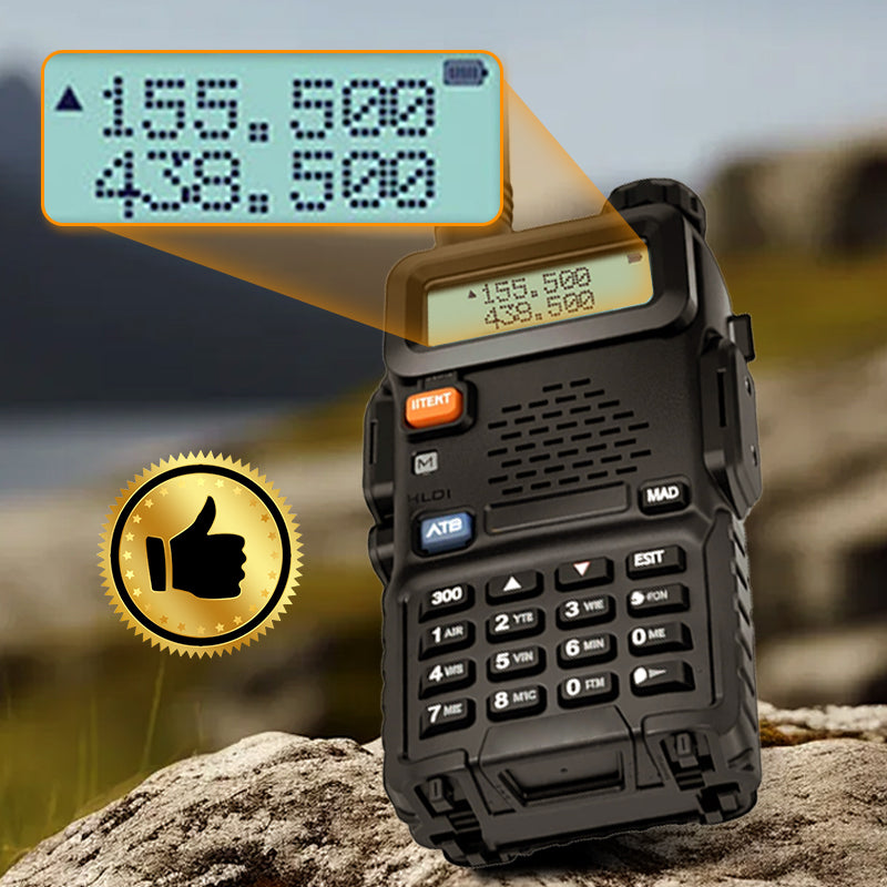 🔥 UV-5R Ham Radio Long Range UV5R Two Way Radio Dual Band Walkie
