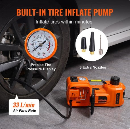 🚗Essential Tools For Car Repair🛠️ - 12V Electric Hydraulic Jack For Cars