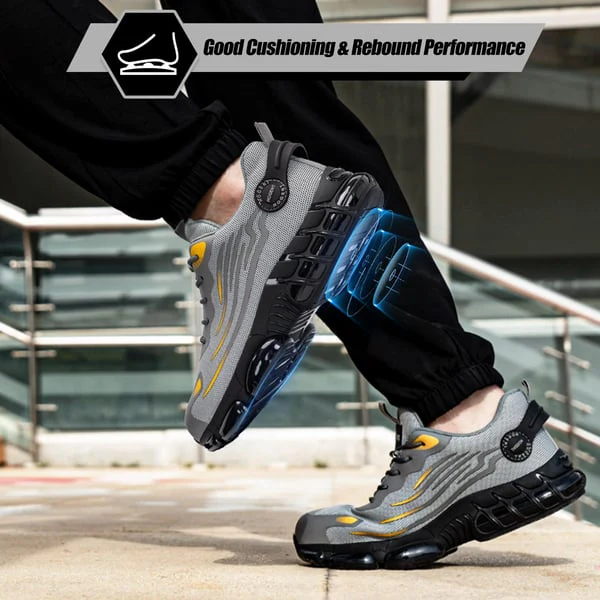 Knob Anti-Smash Anti-Slip Safety Sneakers - Durable & Stylish Footwear for Work & Outdoor Activities