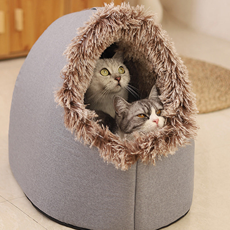 💥Hot sale 🐶🐱Pet Cozy Warm Cave Bed