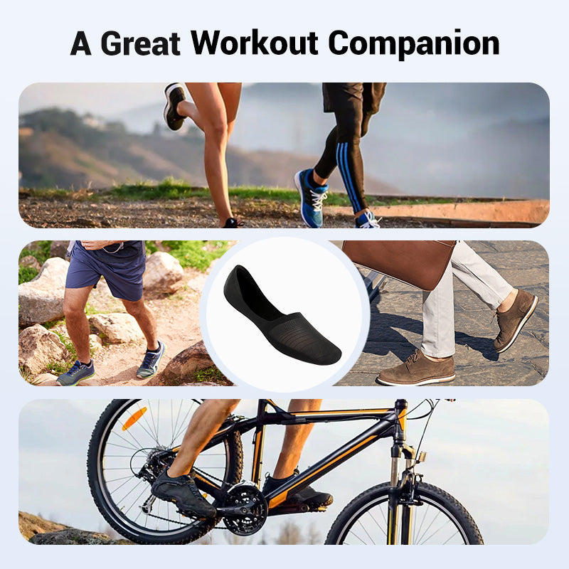 💥5 Pairs Ice Silk No-Show Socks Set