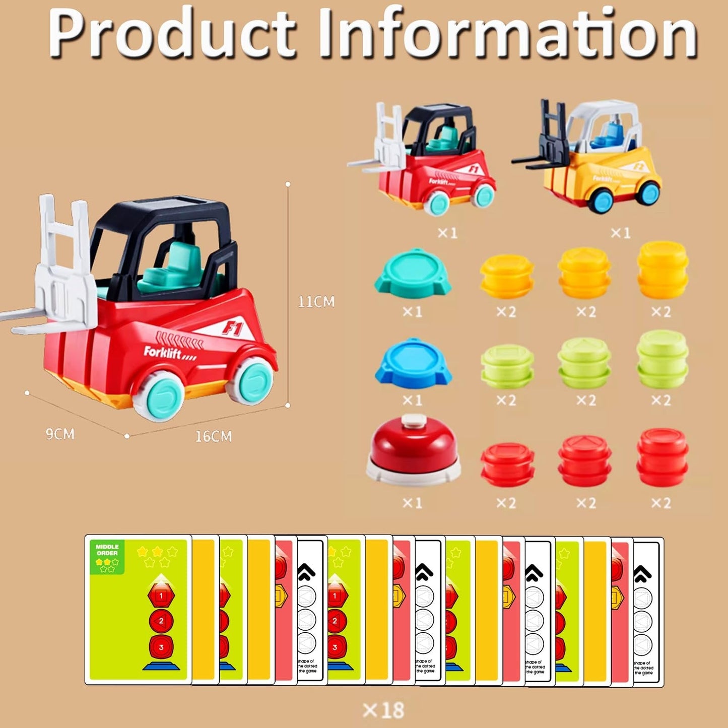 š
š The perfect Christmas gift!šEngineer Forklift Transport Gameš„