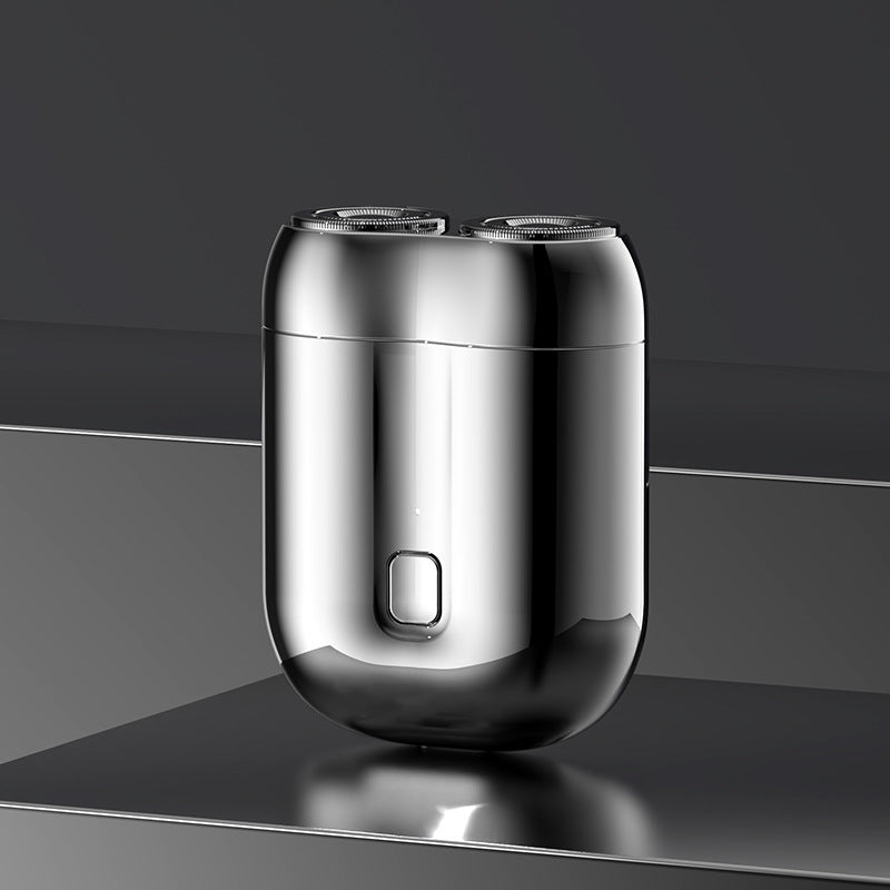 💕💕Mini USB Rechargeable Electric Shaver, Waterproof and Compact for Men, Ideal for Home, Car and Travel