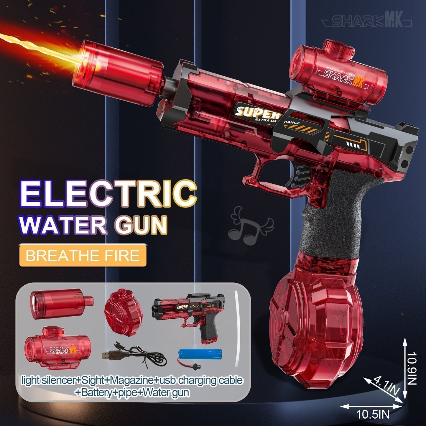 🌊Summer Discount🔫💦Fast Mode Ice Explosion Pistol Water Gun