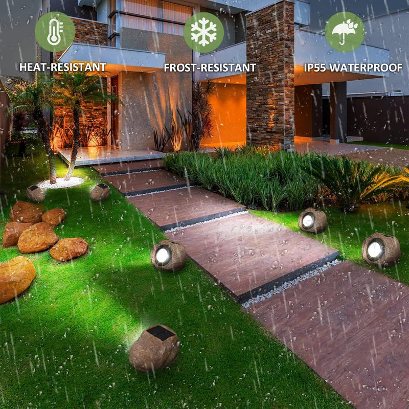 ✨Solar Powered LED Rock Lamp