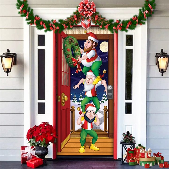 🎄Early Xmas Sales  🎅-Christmas 2025 Front Door Decoration🎅