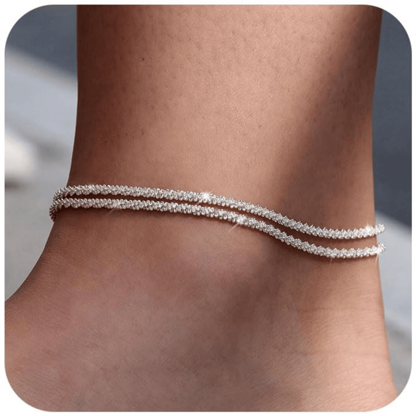 💜BUY 1 GET 1 FREE💜Dainty Layered waterproof anklet
