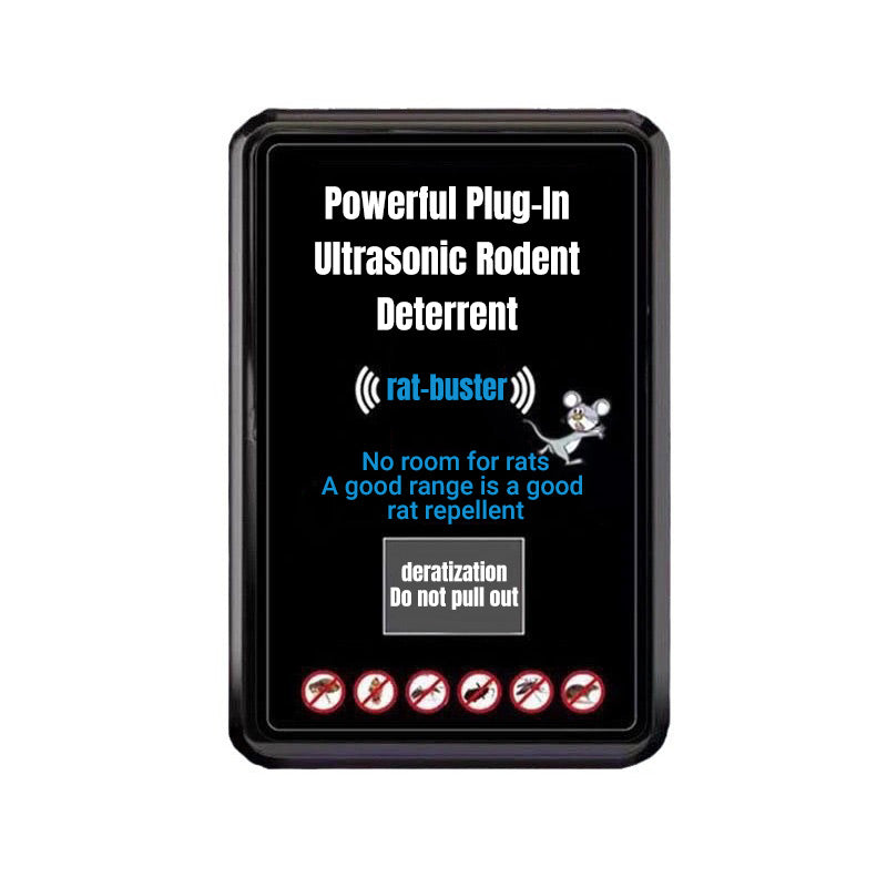 🔥Powerful Plug-In Ultrasonic Rodent Deterrent