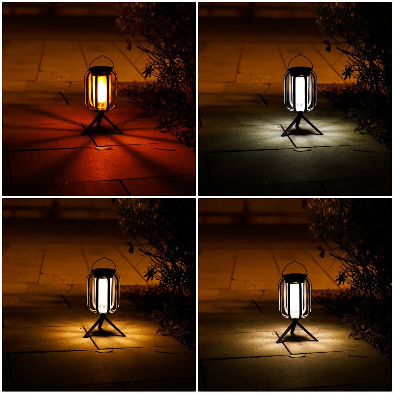 🌞Summer Sale 🔥Solar Lantern Outdoor Light with 4 Modes