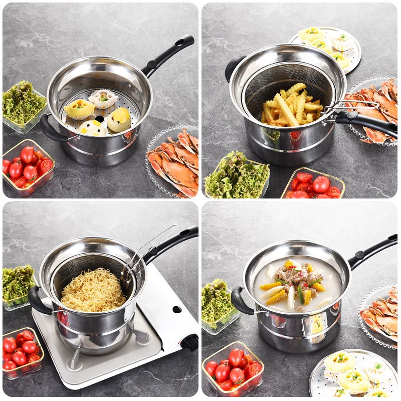 Multipurpose Stainless Steel Saucepan-🎁