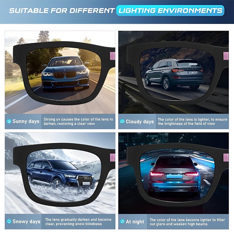š¶ļøSmart Photochromic Polarized Sunglasses