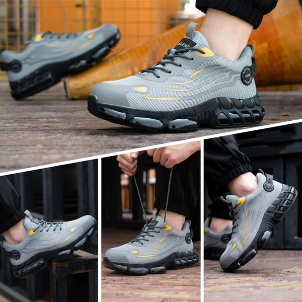 Knob Anti-Smash Anti-Slip Safety Sneakers - Durable & Stylish Footwear for Work & Outdoor Activities