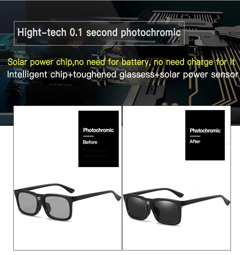 š¶ļøSmart Photochromic Polarized Sunglasses