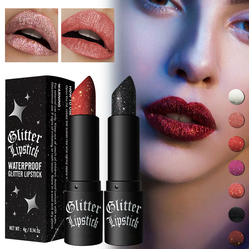 😍💋Buy 1 Get 1 Free💋Matte Long-lasting Lipstick With Fine Glitter