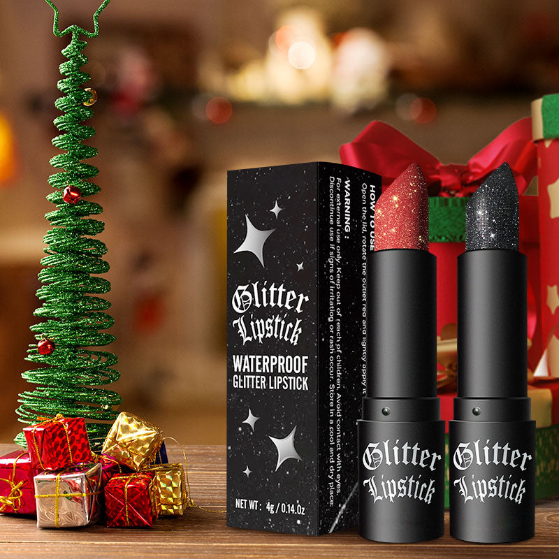 😍💋Buy 1 Get 1 Free💋Matte Long-lasting Lipstick With Fine Glitter