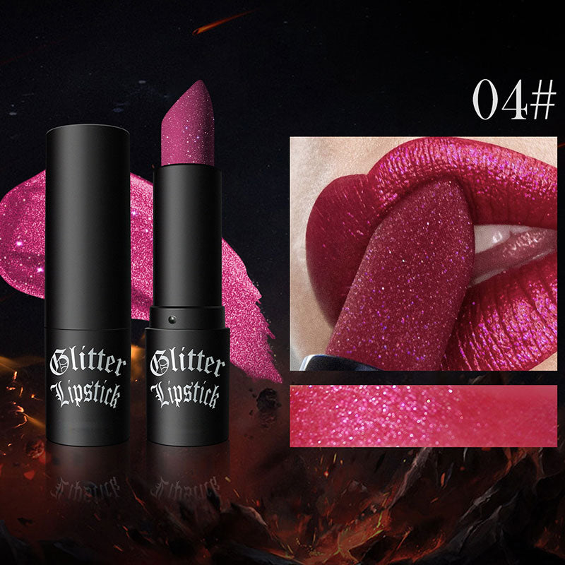 😍💋Buy 1 Get 1 Free💋Matte Long-lasting Lipstick With Fine Glitter