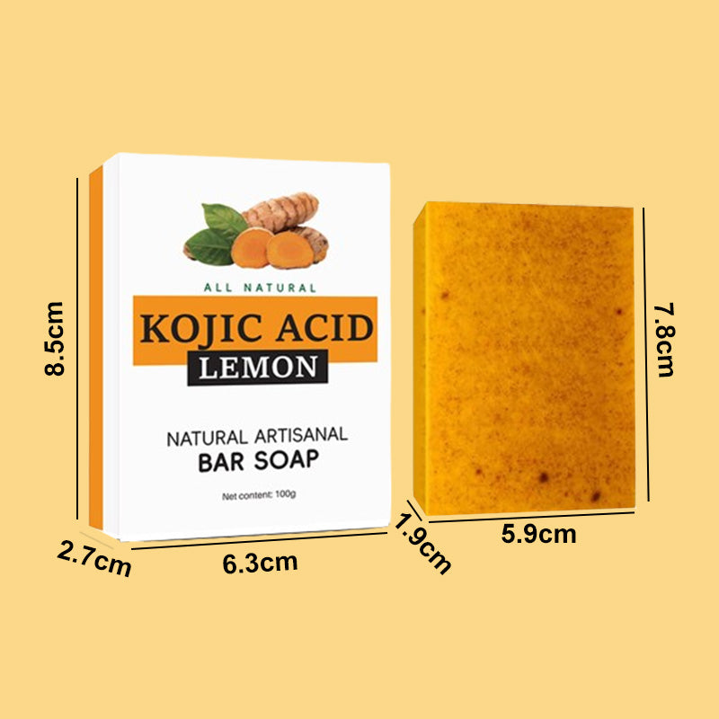 š„Buy 2 Get 1 Freeš§¼Lemon Turmeric & Kojic Acid Soap Bars