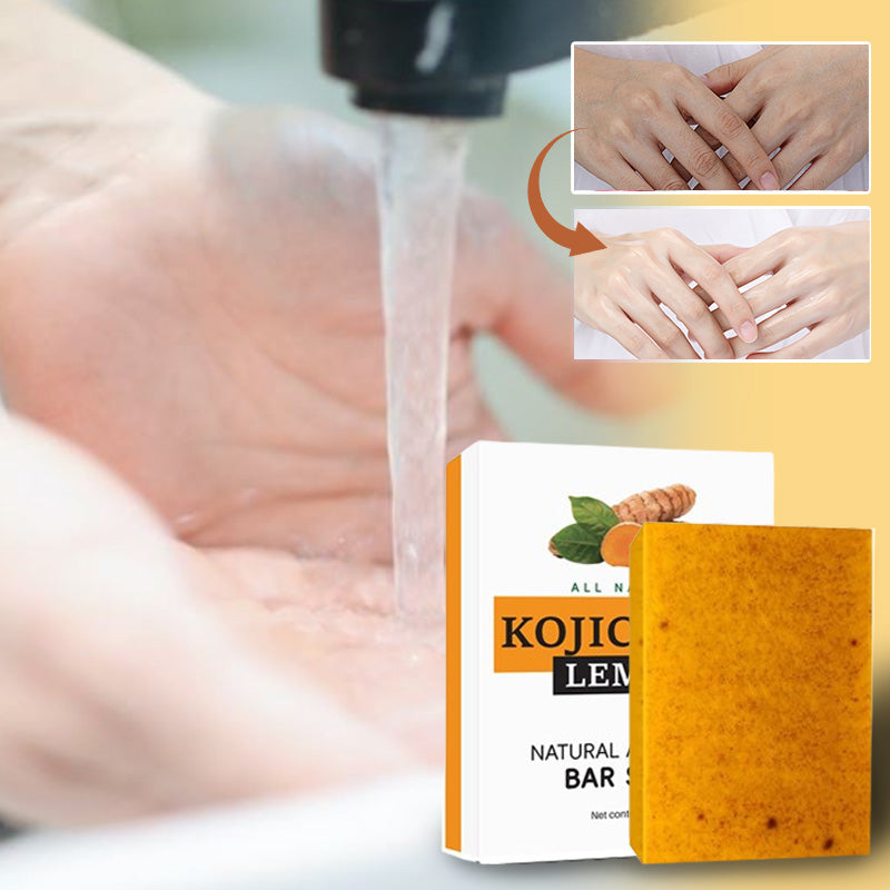 š„Buy 2 Get 1 Freeš§¼Lemon Turmeric & Kojic Acid Soap Bars