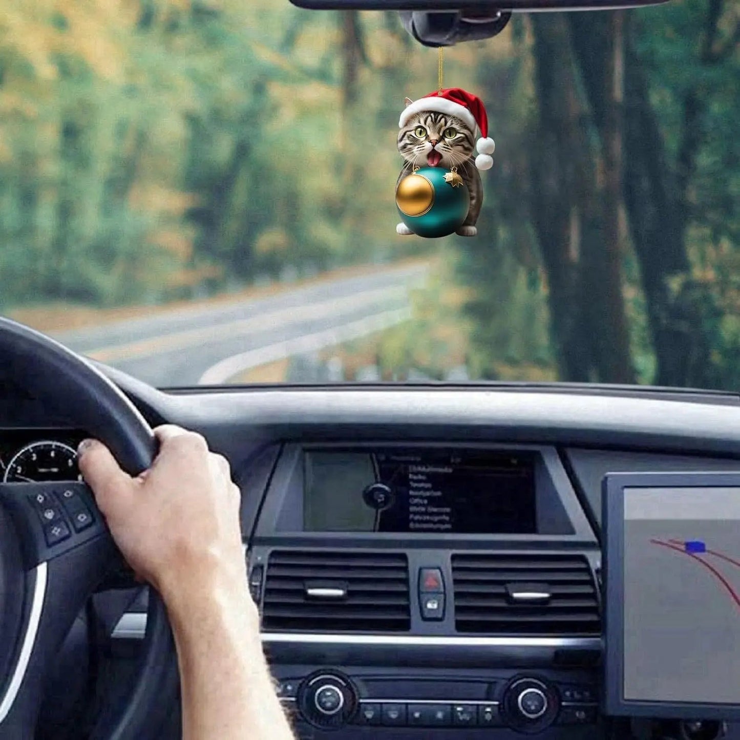 ๐10 Piece ๐ป  Cat Christmas Tree Ornaments. Hanging Cat Ornaments