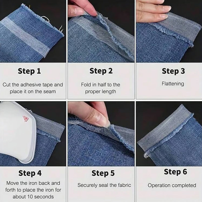 Iron-On Double-Sided Fabric Tape for Sewing & DIYš