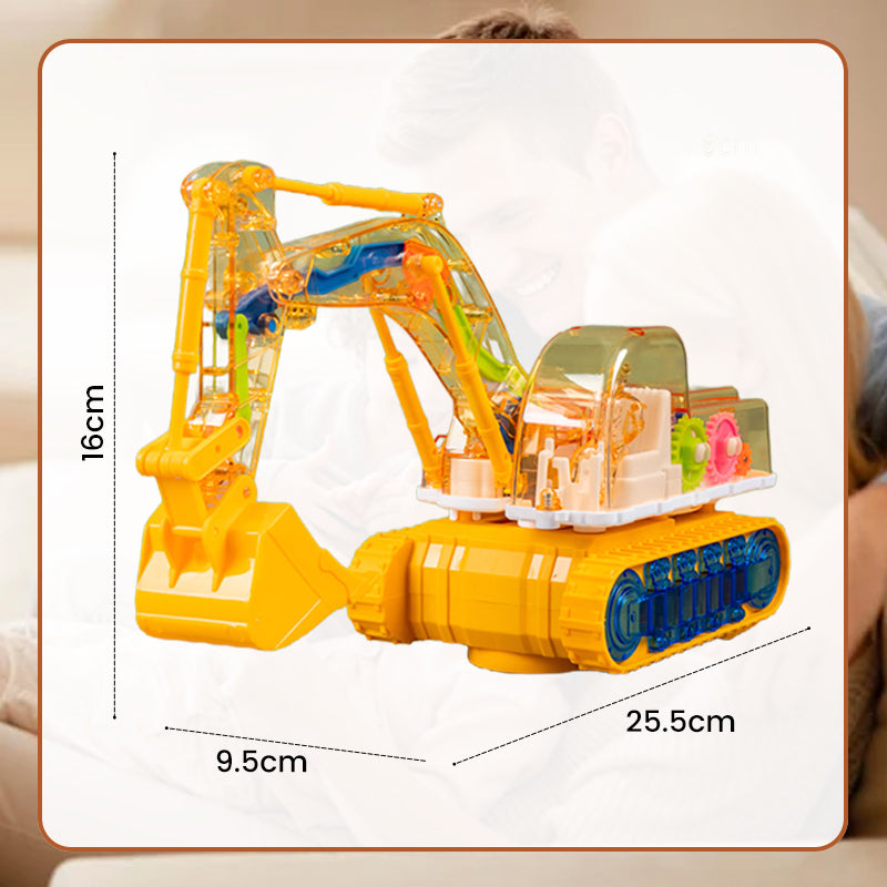🎅Christmas present🎅Children's Toy Electric Excavator With Lights & Music
