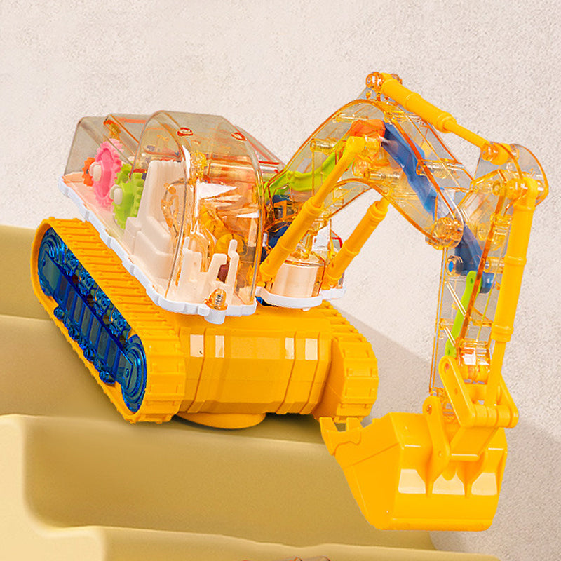 🎅Christmas present🎅Children's Toy Electric Excavator With Lights & Music