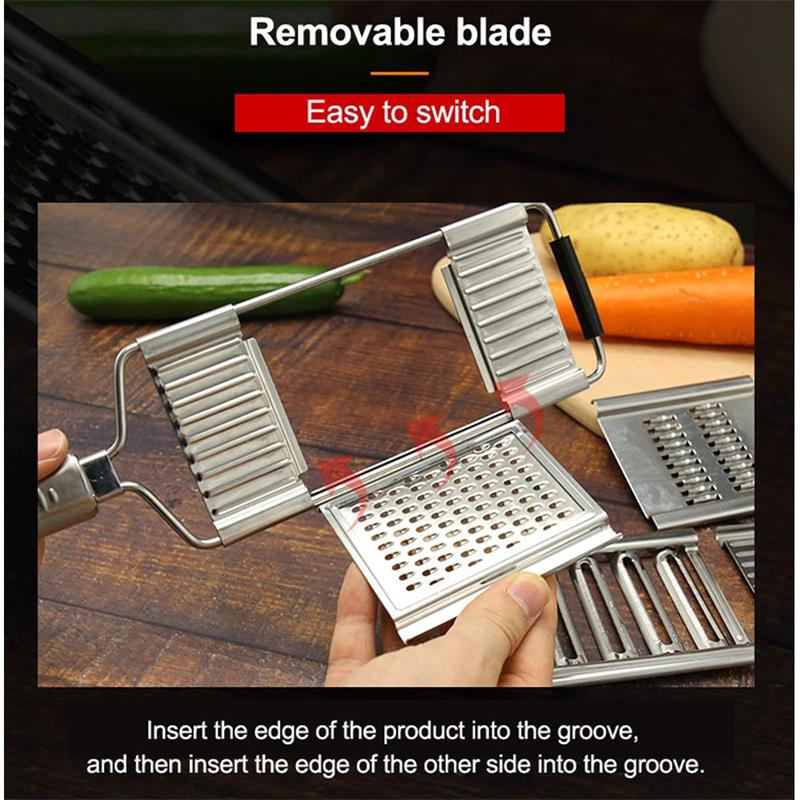 4-in-1 Multifunctional Stainless Steel Vegetable Slicer Cuts Set
