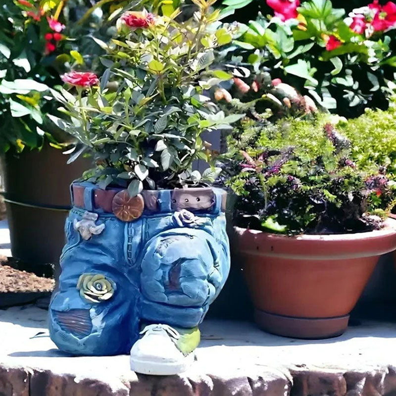 🌷Creative 3D Jeans Shaped Flower Pot