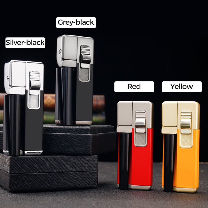 Slant Flame Inflatable tobacco Pipe Dual Purpose Lighter