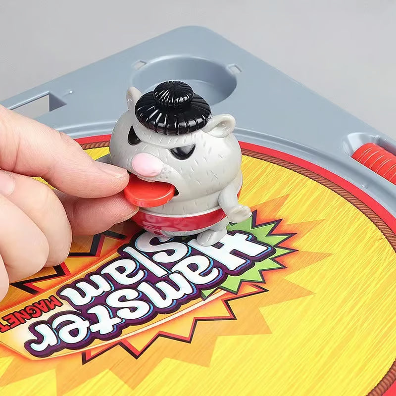 Double Hamster Sumo Puzzle Board Game Set