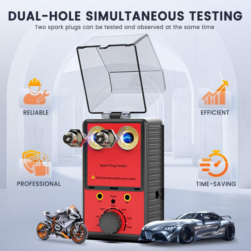 Spark Plug Tester with Dual Test Holes