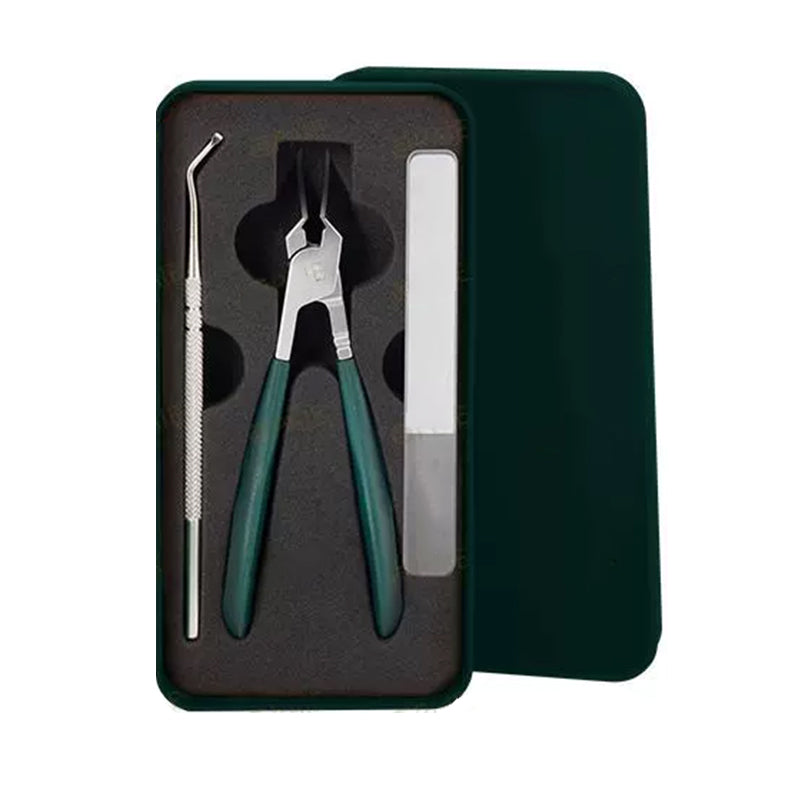 🔥 Anti-Splash 25° Slant Edge Nail Clipper 3-Piece Set