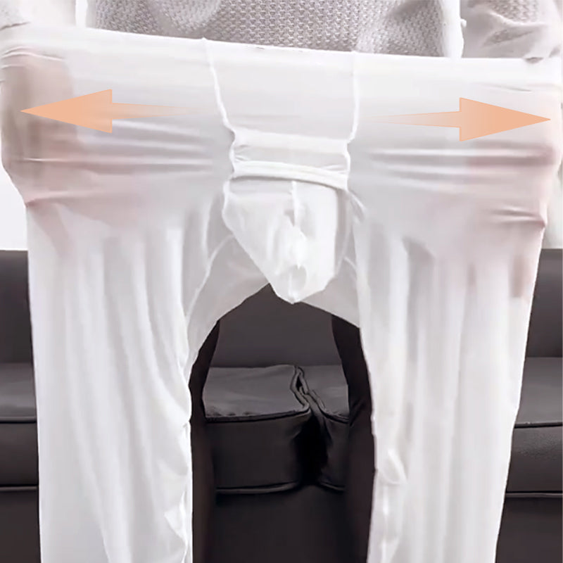 🎁Hot sale🔥Men's Sexy Ultra-thin Sports Bottom Stockings Pants