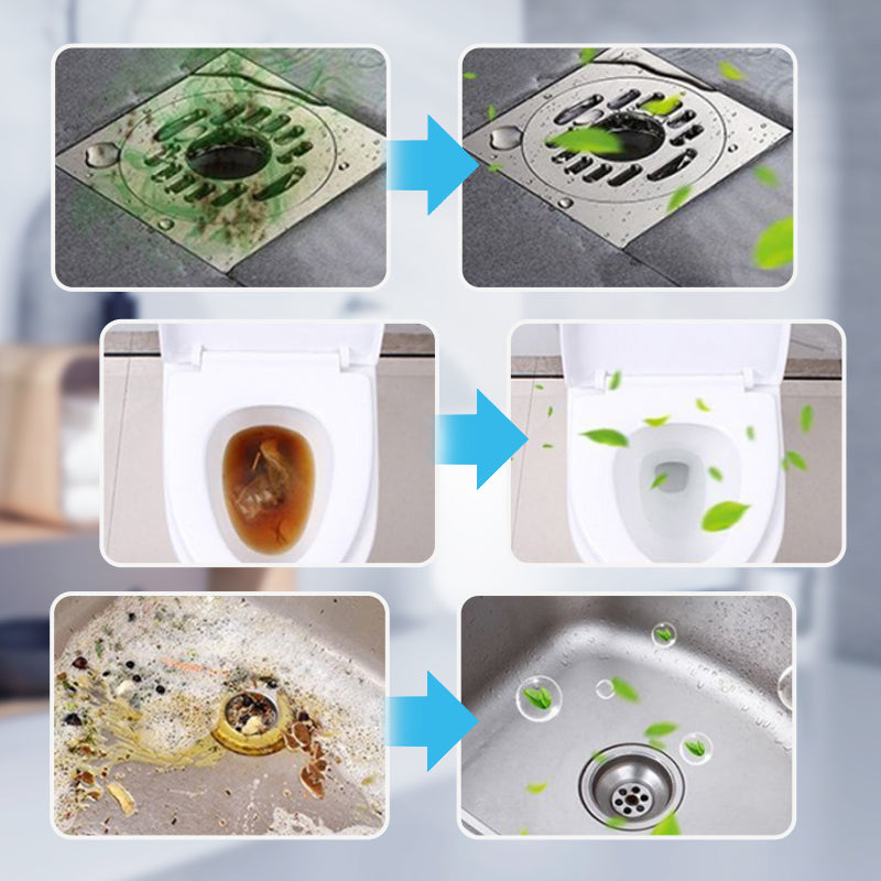 Powerful Dissolving Deodorizing Floor Drain Cleaner Powder for Pipe Clearing