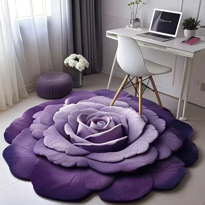 🌺Limited Time Half Price - Floral Plush and Diatomaceous Earth Floor Mats
