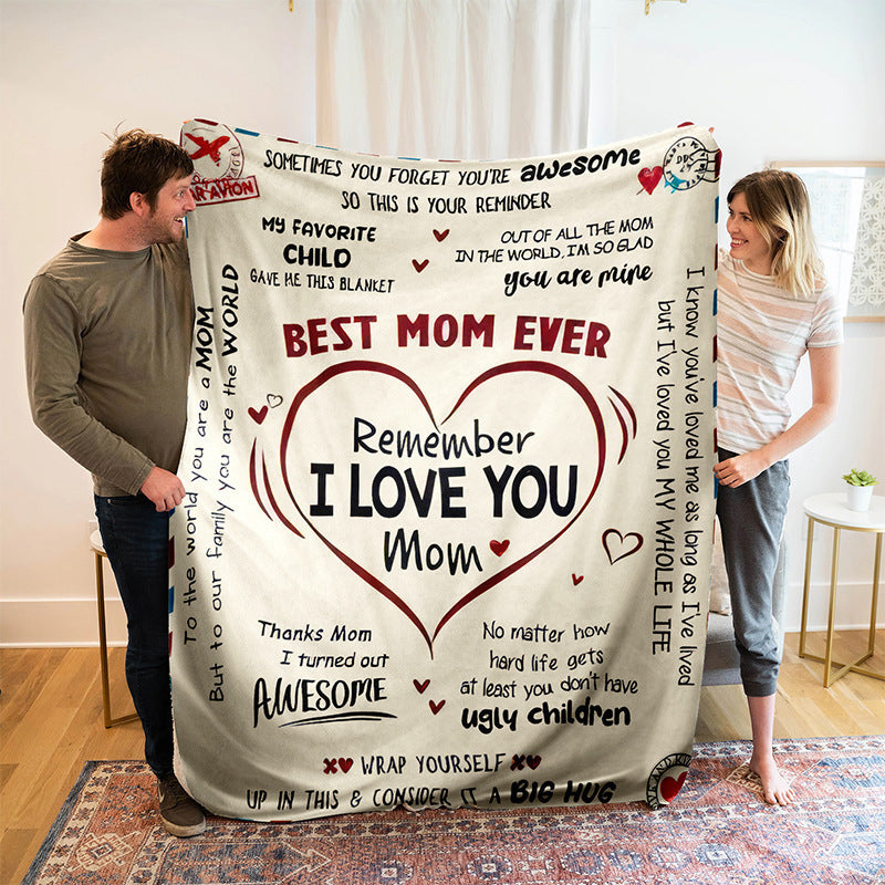 Ultra Soft Cozy Flannel Warm Blanket - EXPRESS LOVE TO MOM