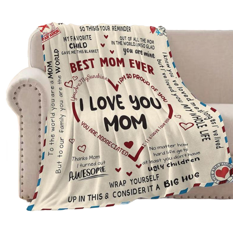 Ultra Soft Cozy Flannel Warm Blanket - EXPRESS LOVE TO MOM