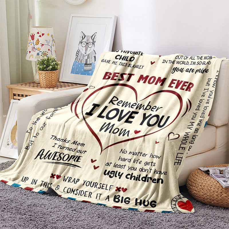 Ultra Soft Cozy Flannel Warm Blanket - EXPRESS LOVE TO MOM