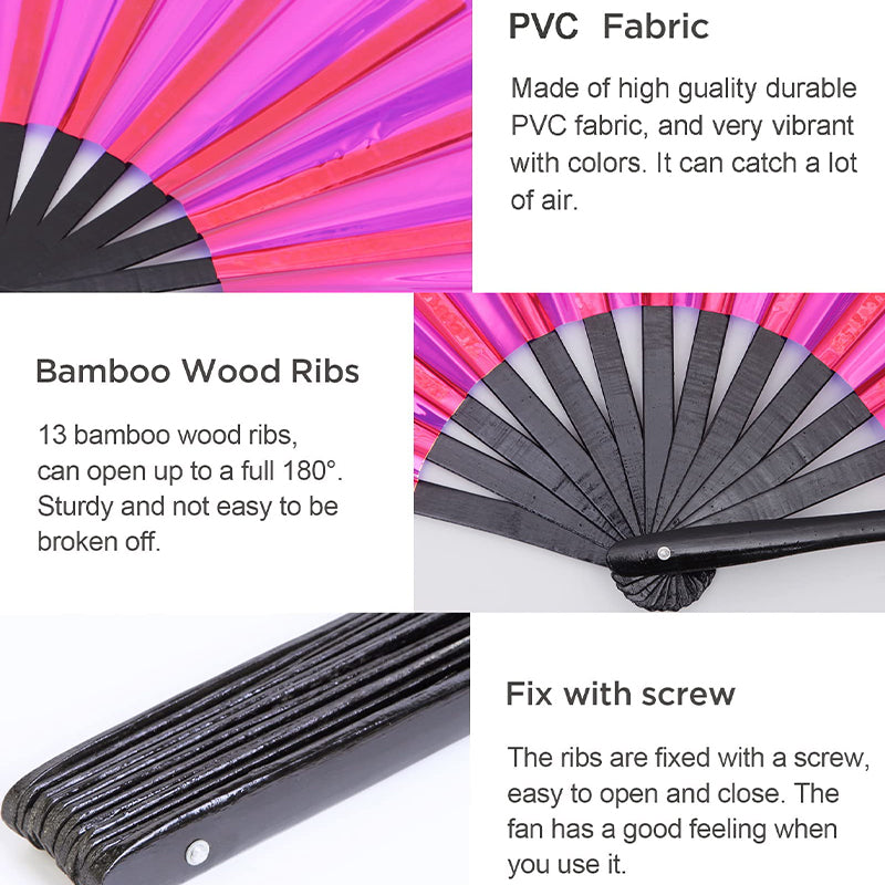 Women's Bamboo Handheld Folding Fan