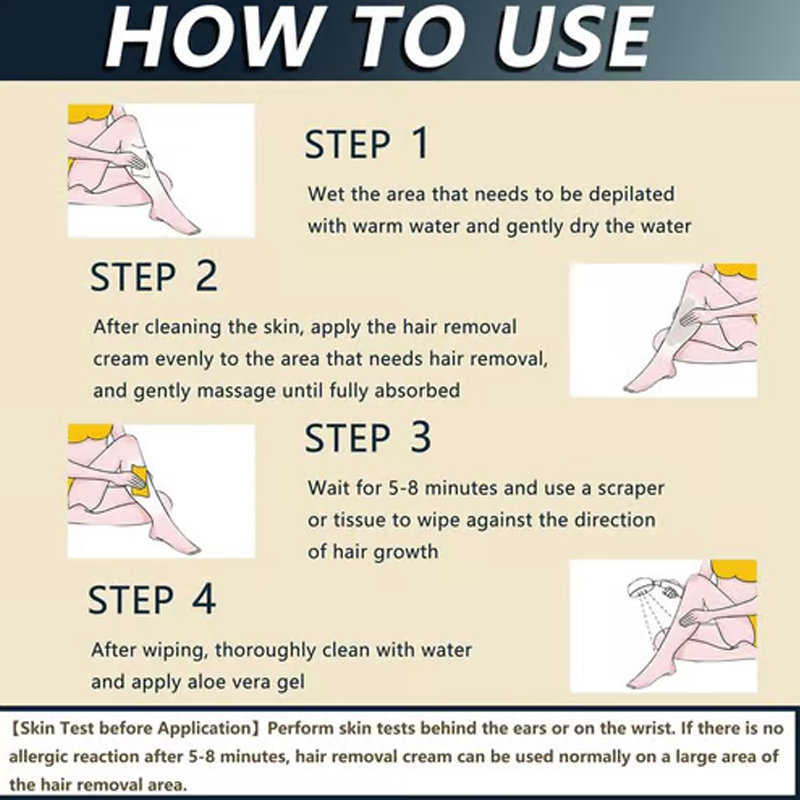 🎁Painless Full Body Hair Removal Cream 💧✨