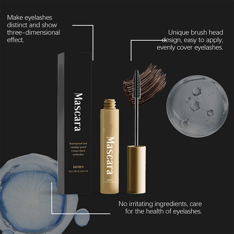 šNatural Long Lasting Waterproof & Sweatproof Brown Mascaraš