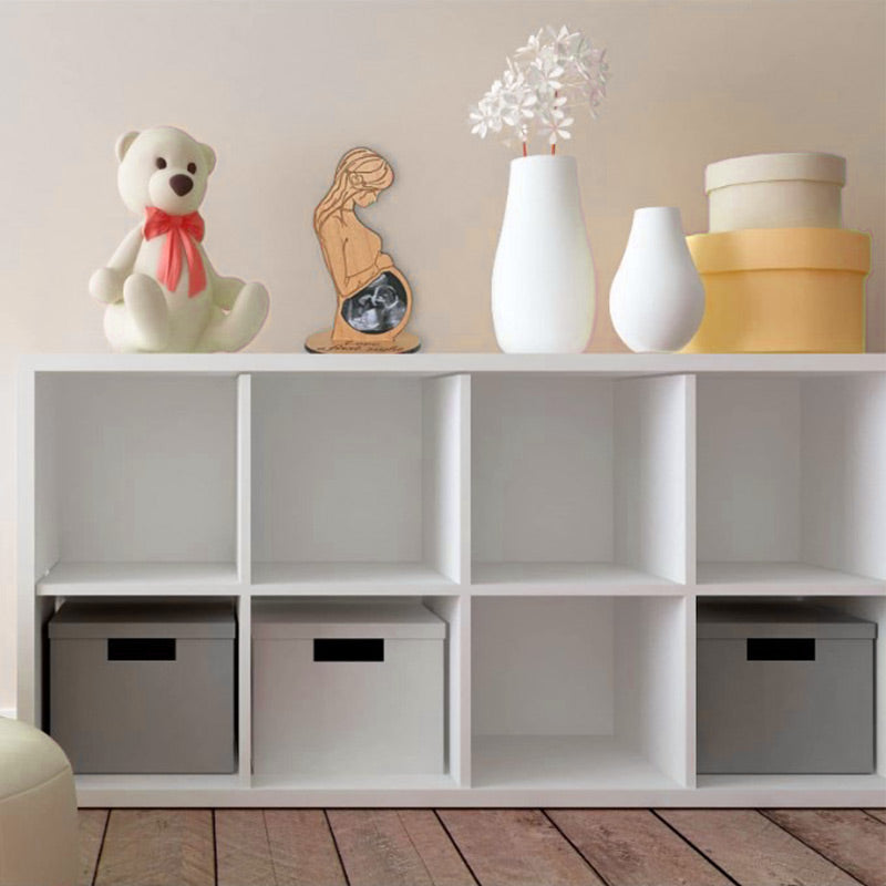 Wooden Baby Ultrasound Photo Frame