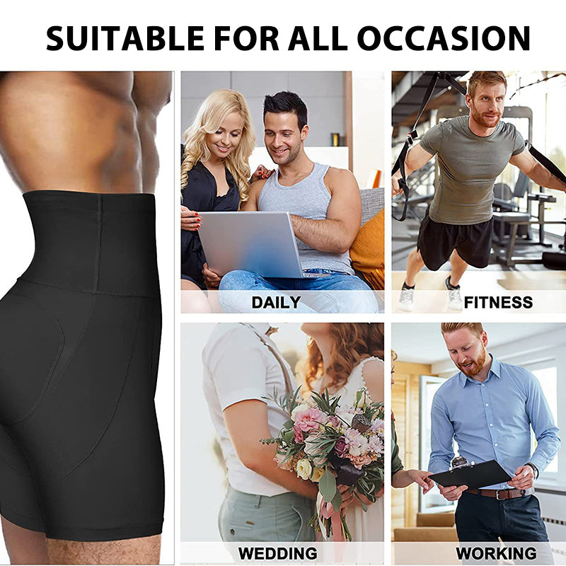 🔥Men's High-Waisted Butt Lifter Shapewear