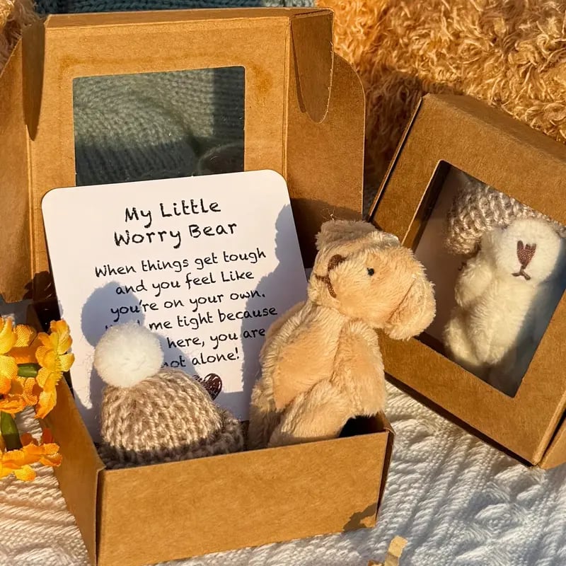 ✨Buy 2 Get 1 Free✨Handmade Mini Plush Teddy Bear in Box